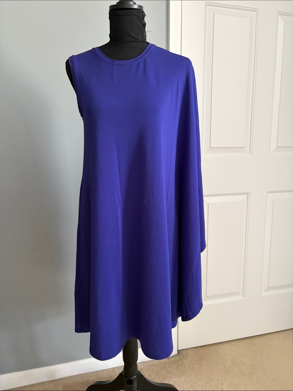 BCBG Max Azria Asymmetrical Royal Purple Women's Dress